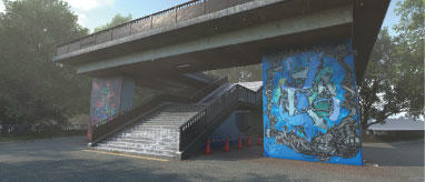 No.2 代々木公園（展望デッキ階段）